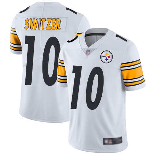 Youth Pittsburgh Steelers Football 10 Limited White Ryan Switzer Road Vapor Untouchable Nike NFL Jersey
